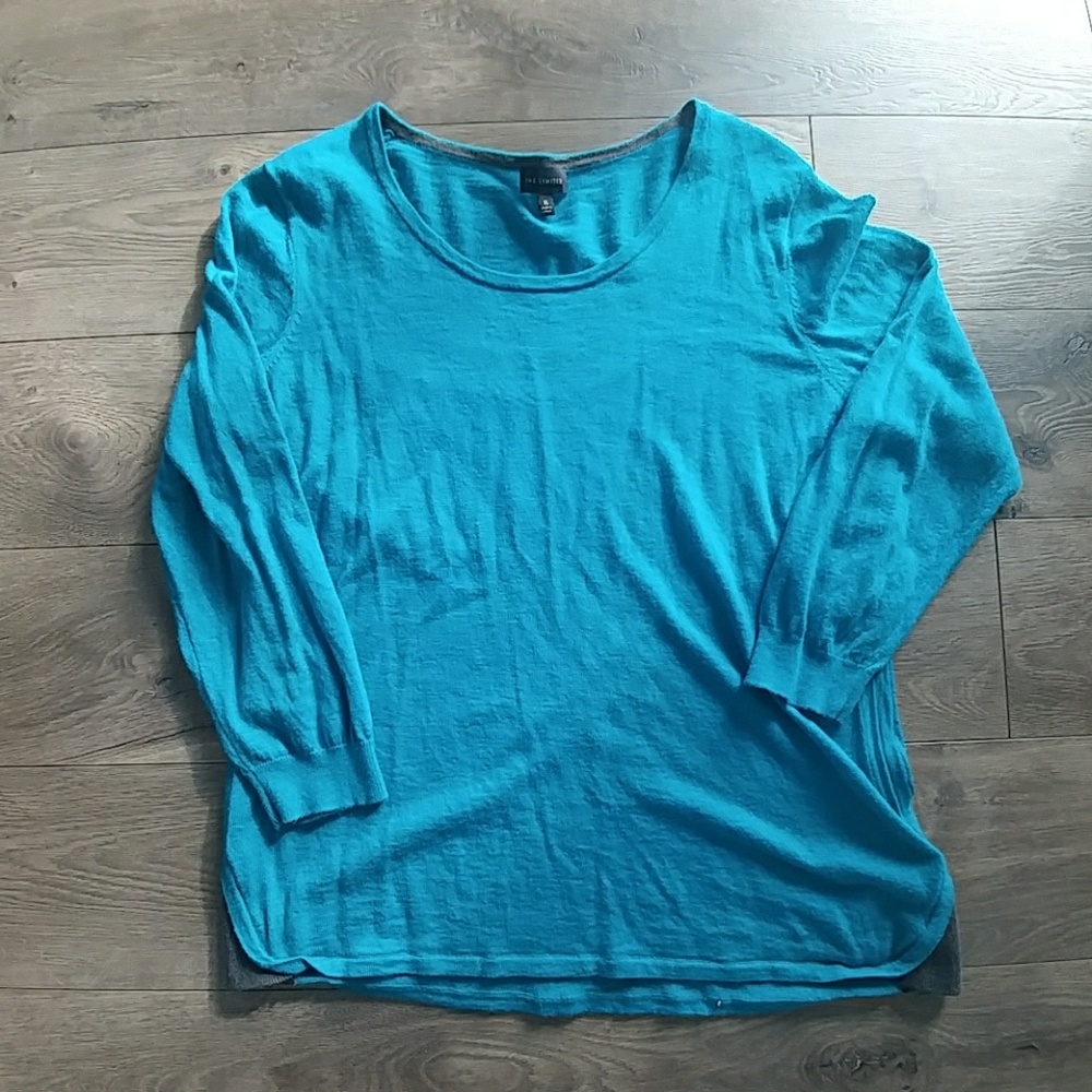 The Limited Sweater.  Turquoise/Gray XL NWOT.